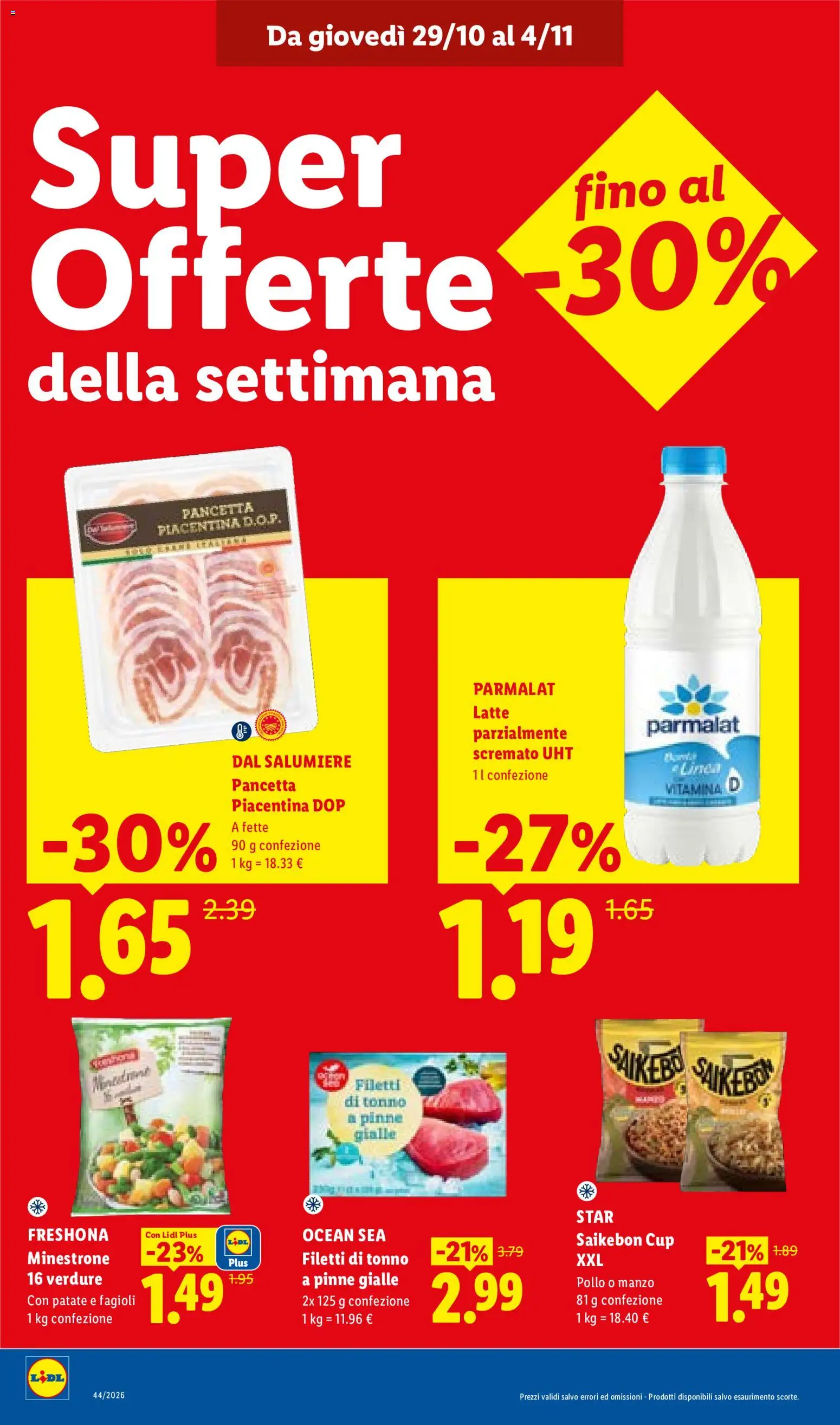 Anteprima dell'opuscolo Lidl volantino dal negozio Lidl valido da 29/10/2026