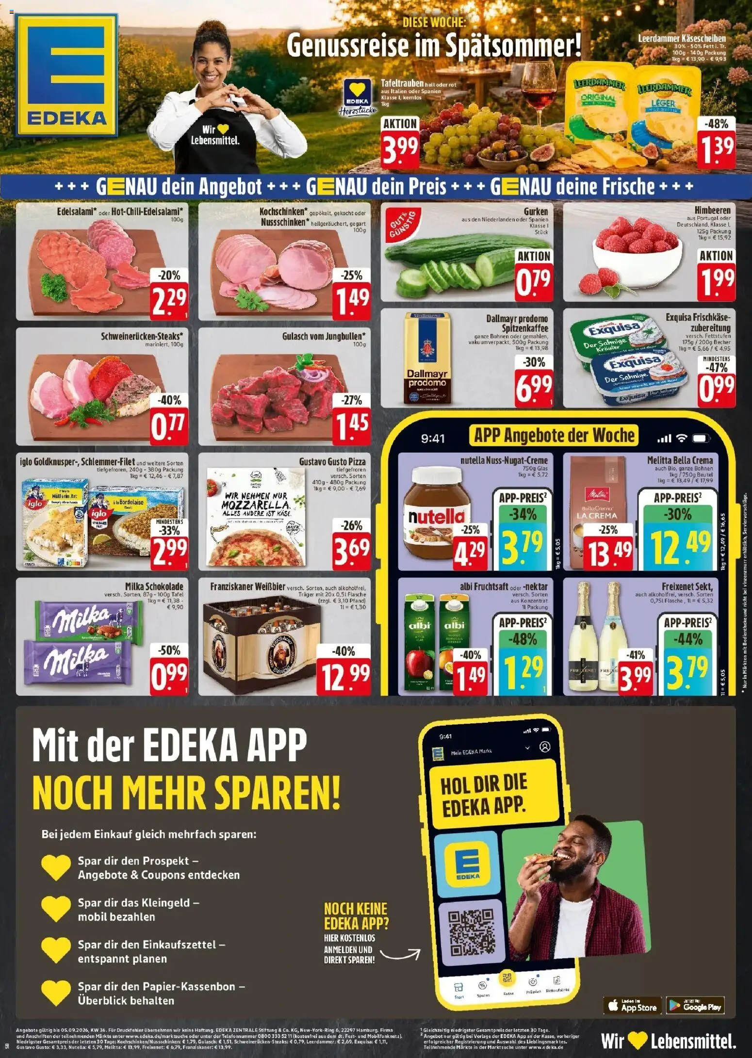 Vorschau von dem Prospekt des Geschäftes Edeka, gültig ab dem 04.09.2026