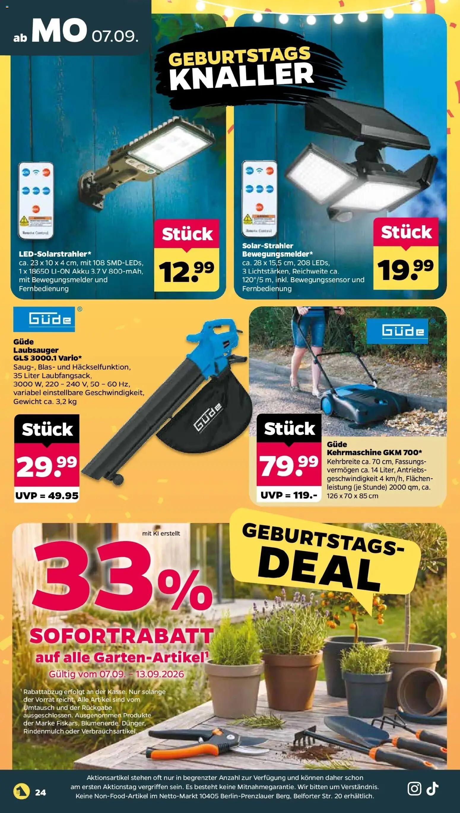 Vorschau von dem Prospekt des Geschäftes Netto, gültig ab dem 07.09.2026