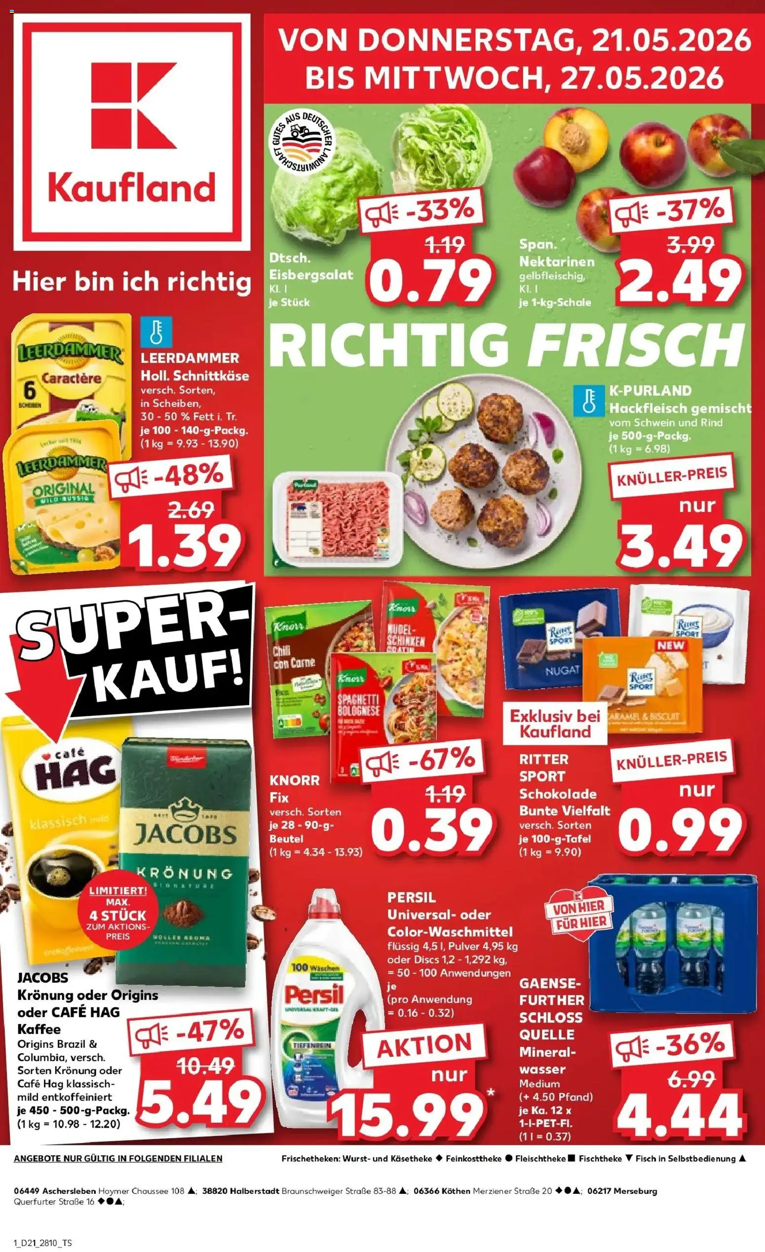 Vorschau von dem Prospekt des Geschäftes Kaufland, gültig ab dem 21.05.2026