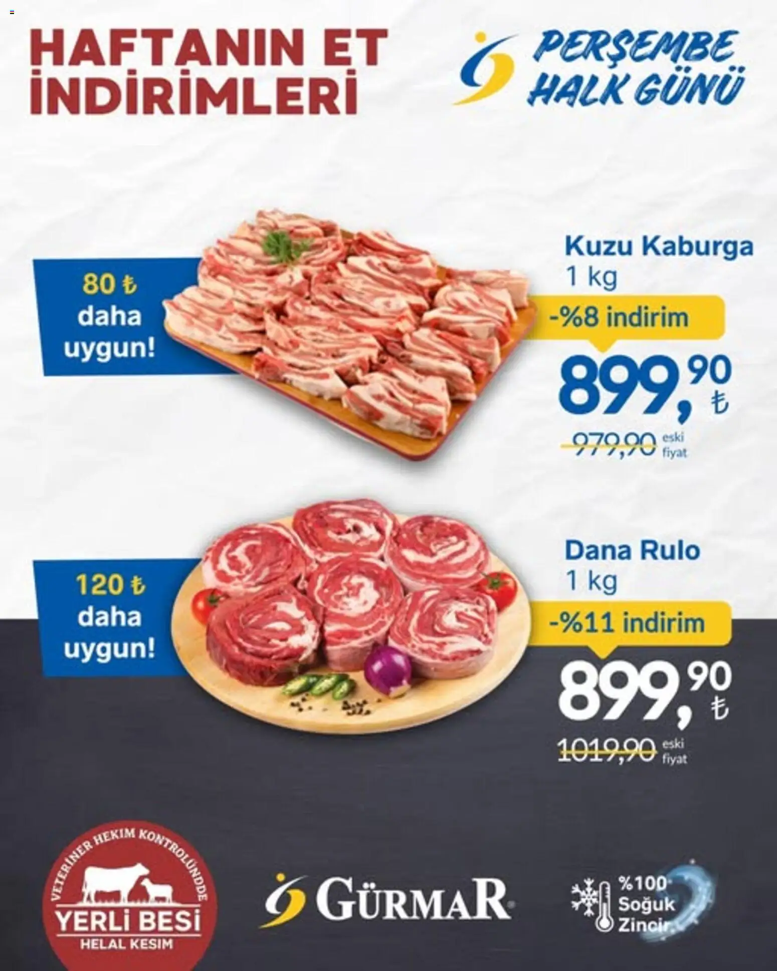 Gürmar Gürmar - Haftanın Et İndirimleri 21.05.2026 - Broşürünün önizlemesi