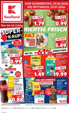 Vorschau von dem Prospekt des Geschäftes Kaufland, gültig ab dem 25.06.2026