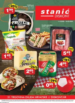 Pregled letka Stanić Diskont Katalog trgovine Stanić Diskont vrijedi od 11.06.2026