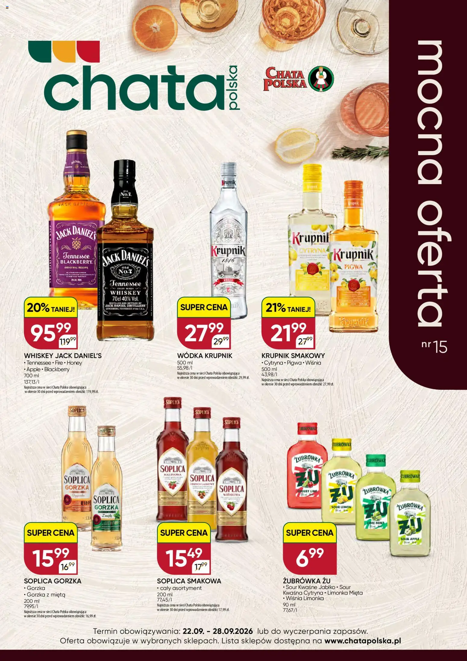 Pogląd gazetki "Chata Polska gazetka - Mocna Oferta" ze sklepu Chata Polska ważnej od 22.09.2026