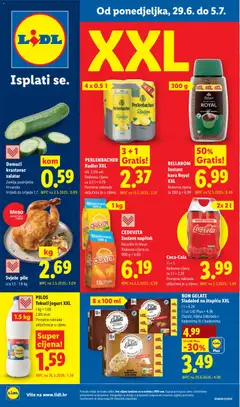 Pregled letka Lidl Katalog trgovine Lidl vrijedi od 29.06.2026