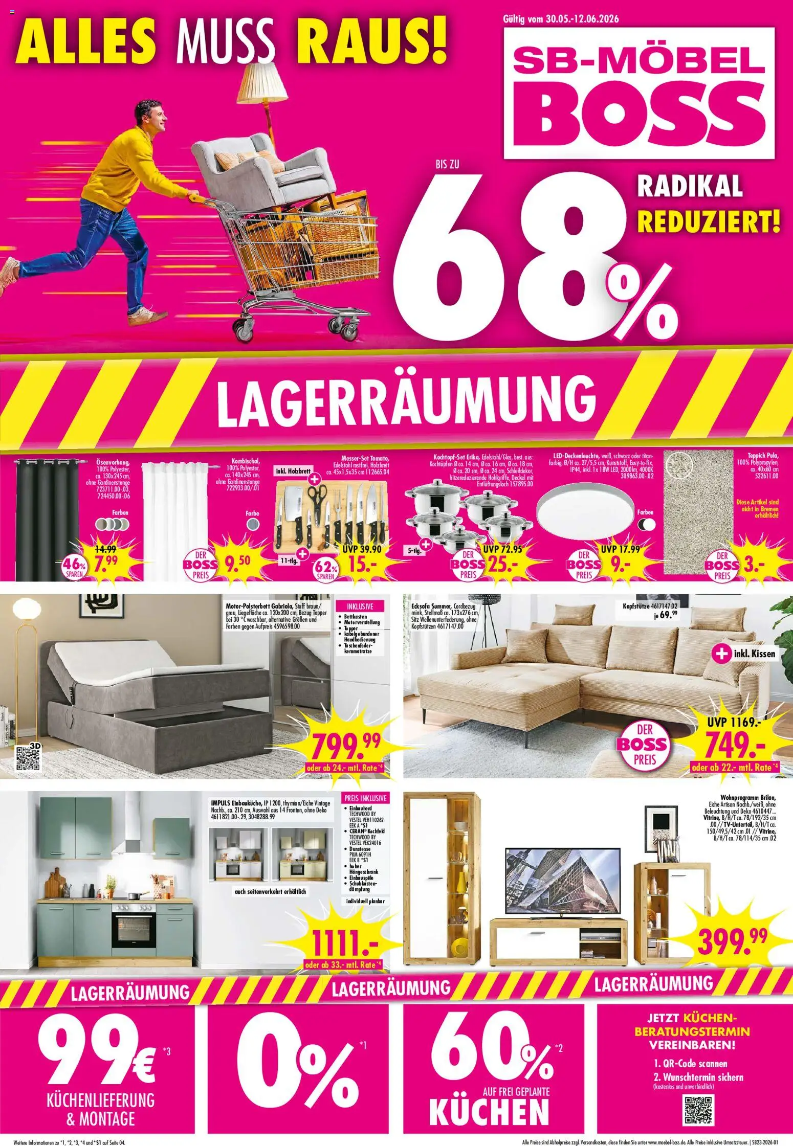 Vorschau von dem Prospekt des Geschäftes SB Möbel Boss, gültig ab dem 30.05.2026