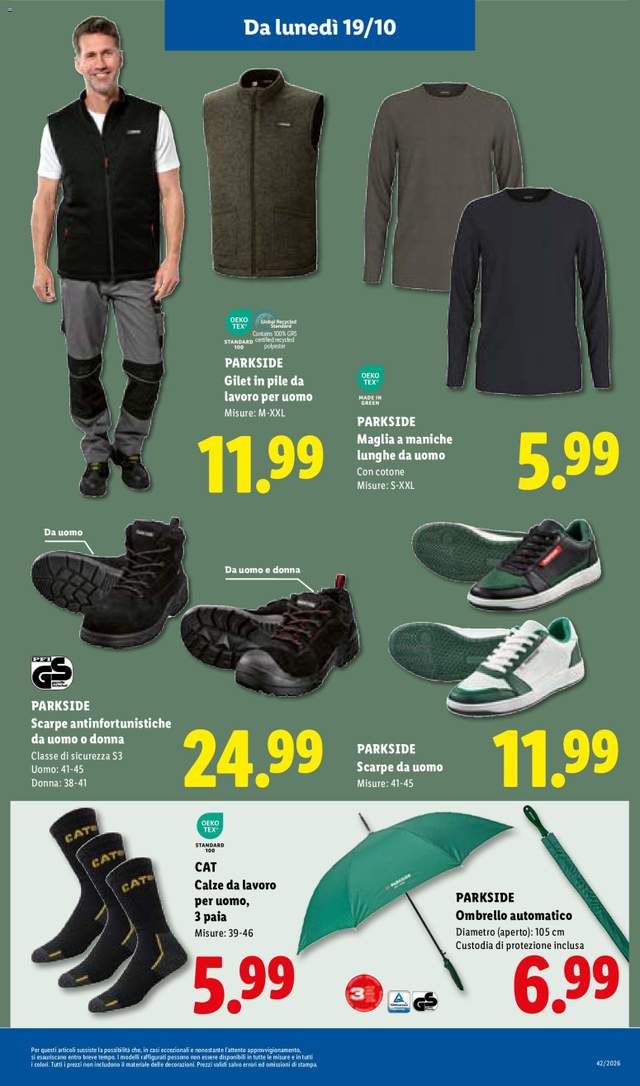 Nuovo volantino Lidl dal 15/10