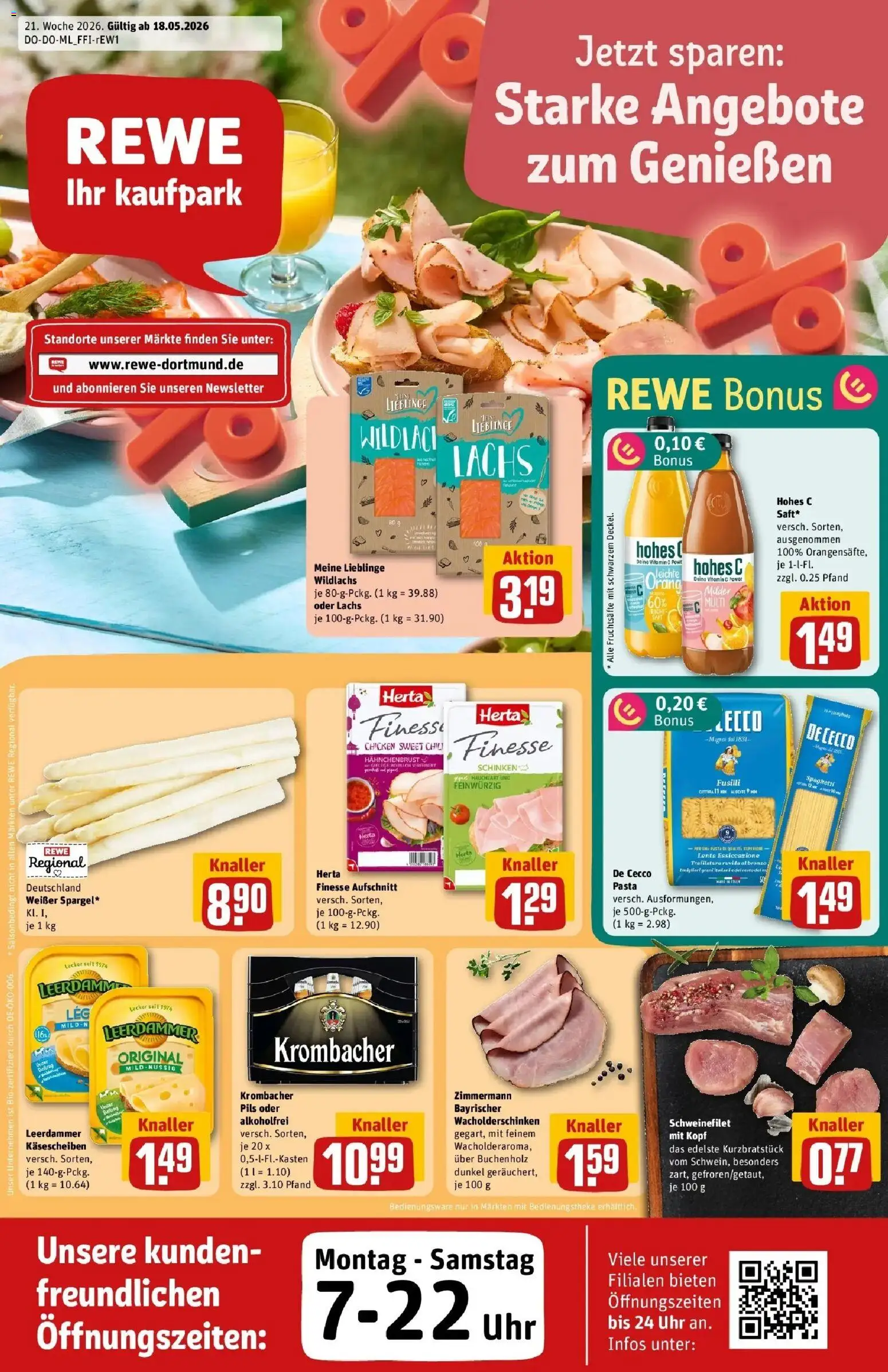 Vorschau von dem Prospekt des Geschäftes Rewe, gültig ab dem 17.05.2026