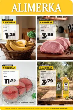 Vista previa del folleto de la tienda Alimerka válido desde el 29/06/2026 