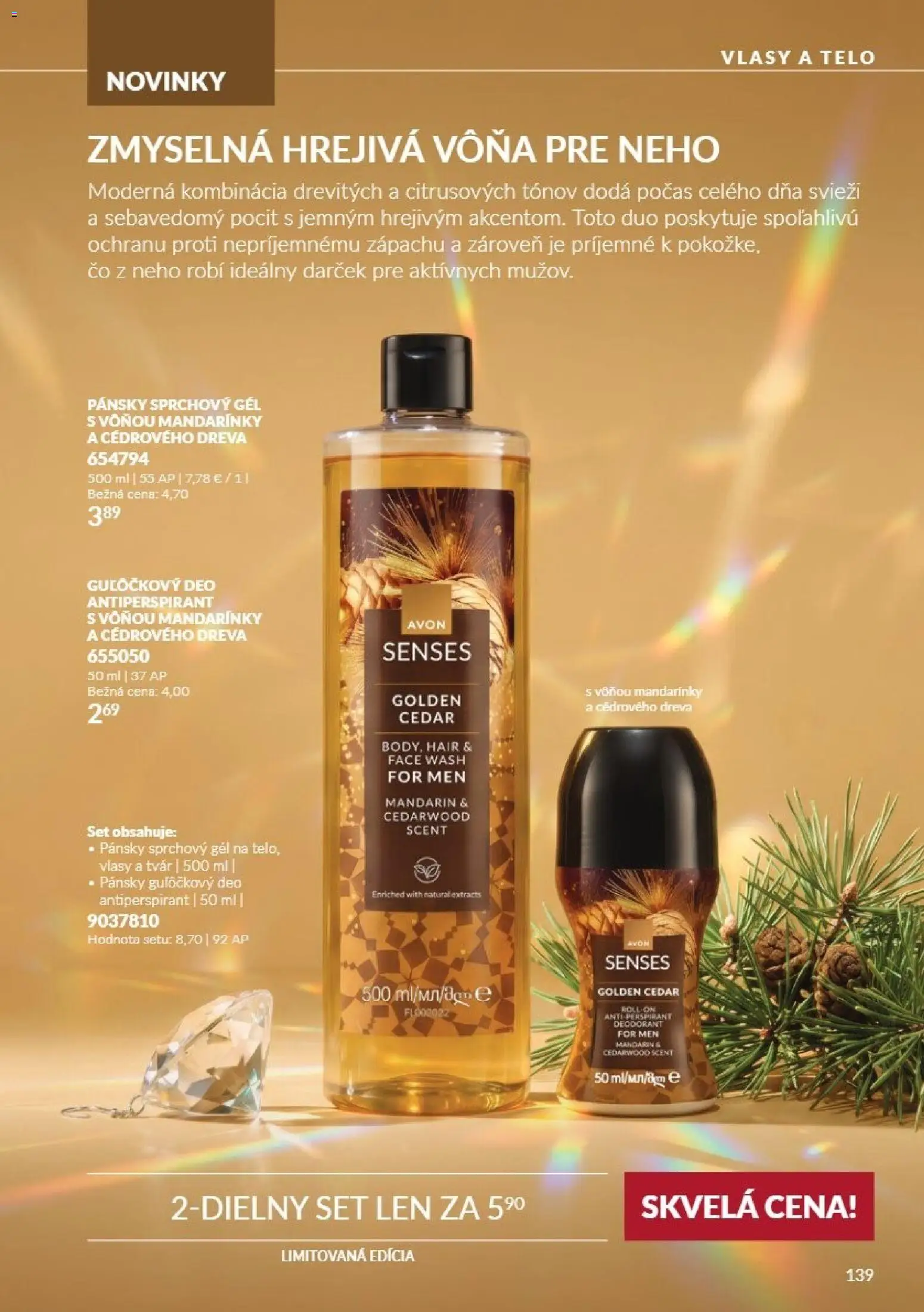 Náhľad Avon letáku platného od 01.11.2026 - Antiperspirant, Mandarinky, Sprchový gél