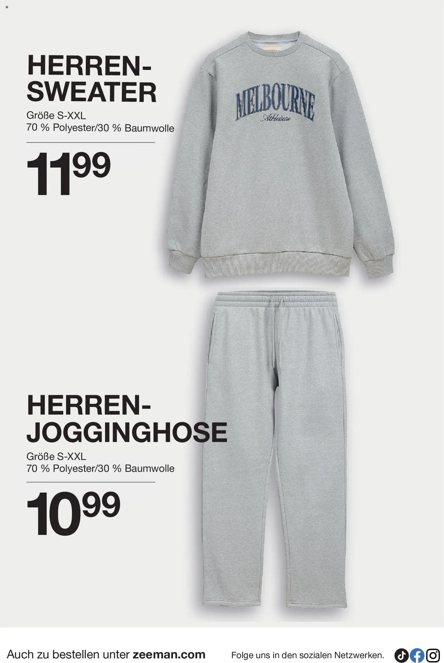 Vorschau von dem Prospekt des Geschäftes Zeeman, gültig ab dem 05.09.2026 - Jogginghose