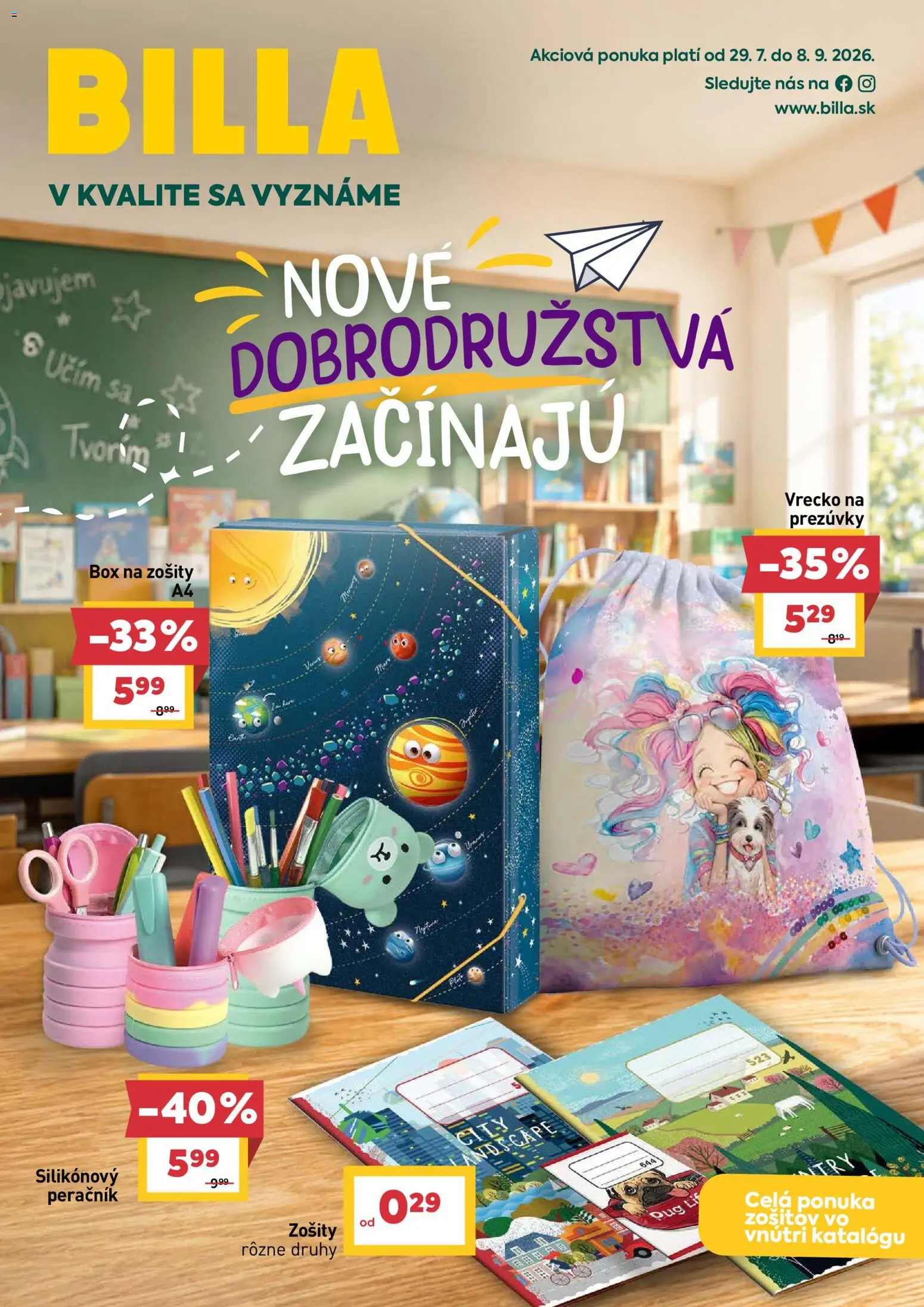 Náhľad Billa letáku platného od 09.09.2026