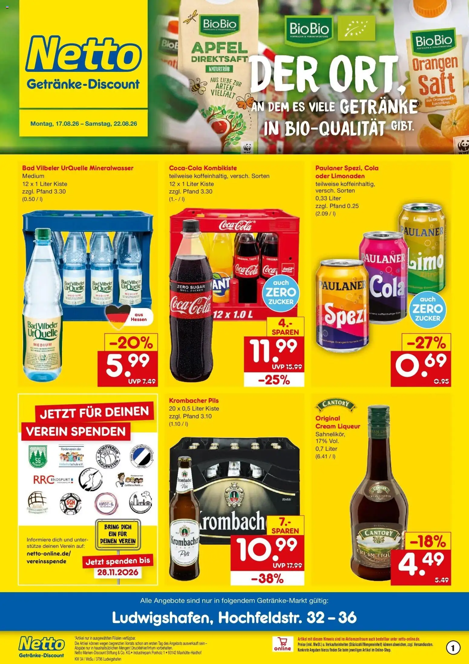 Vorschau von dem Prospekt des Geschäftes Netto Marken-Discount, gültig ab dem 17.08.2026