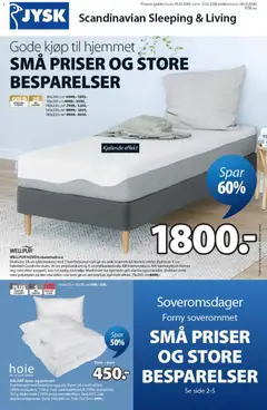 Forhåndsvis JYSK kundeavis fra butikk JYSK gyldig fra 05/10/2026