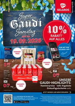 Vorschau von dem Prospekt des Geschäftes Selgros, gültig ab dem 19.09.2026
