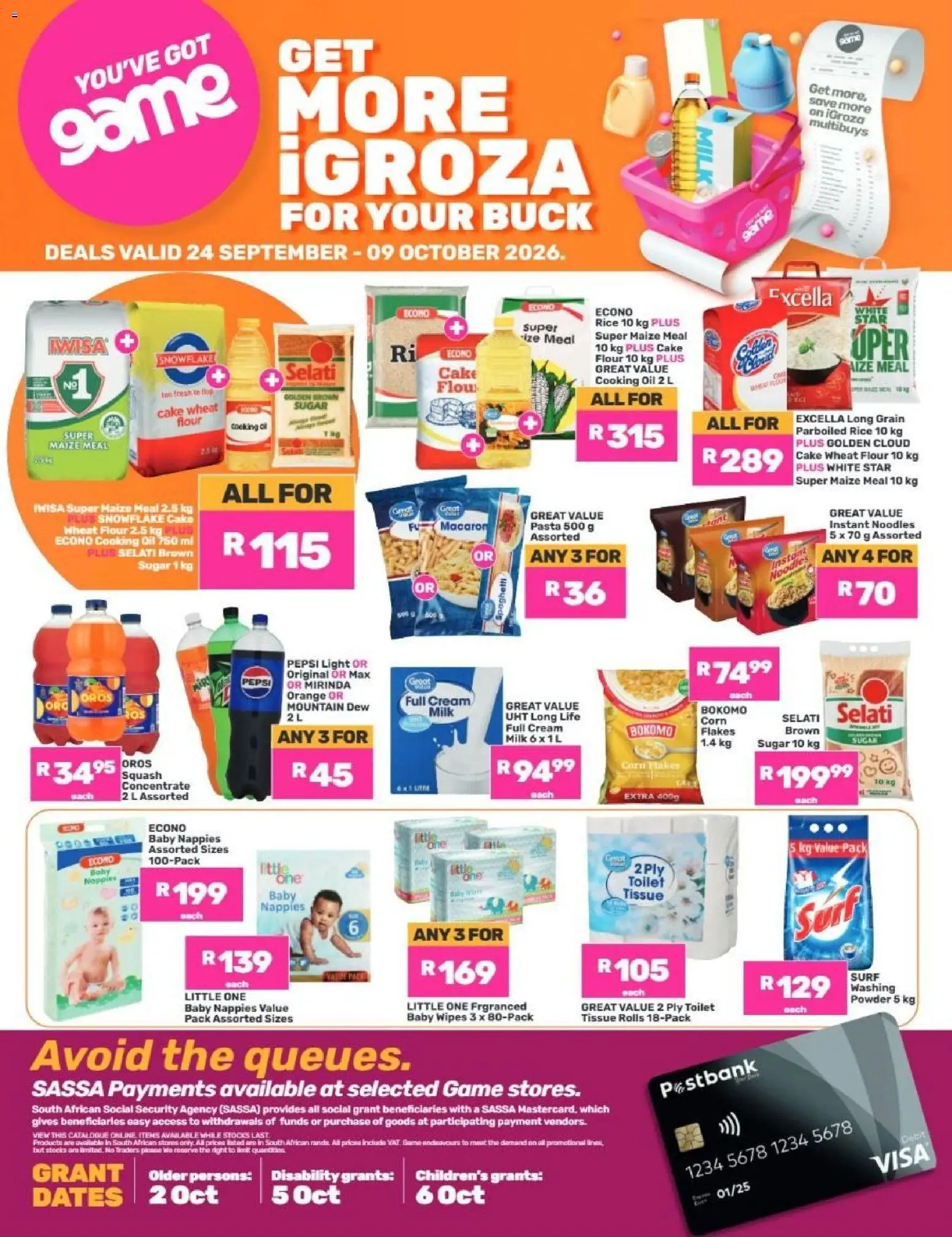 Preview of Game flyer valid from 24/09/2026