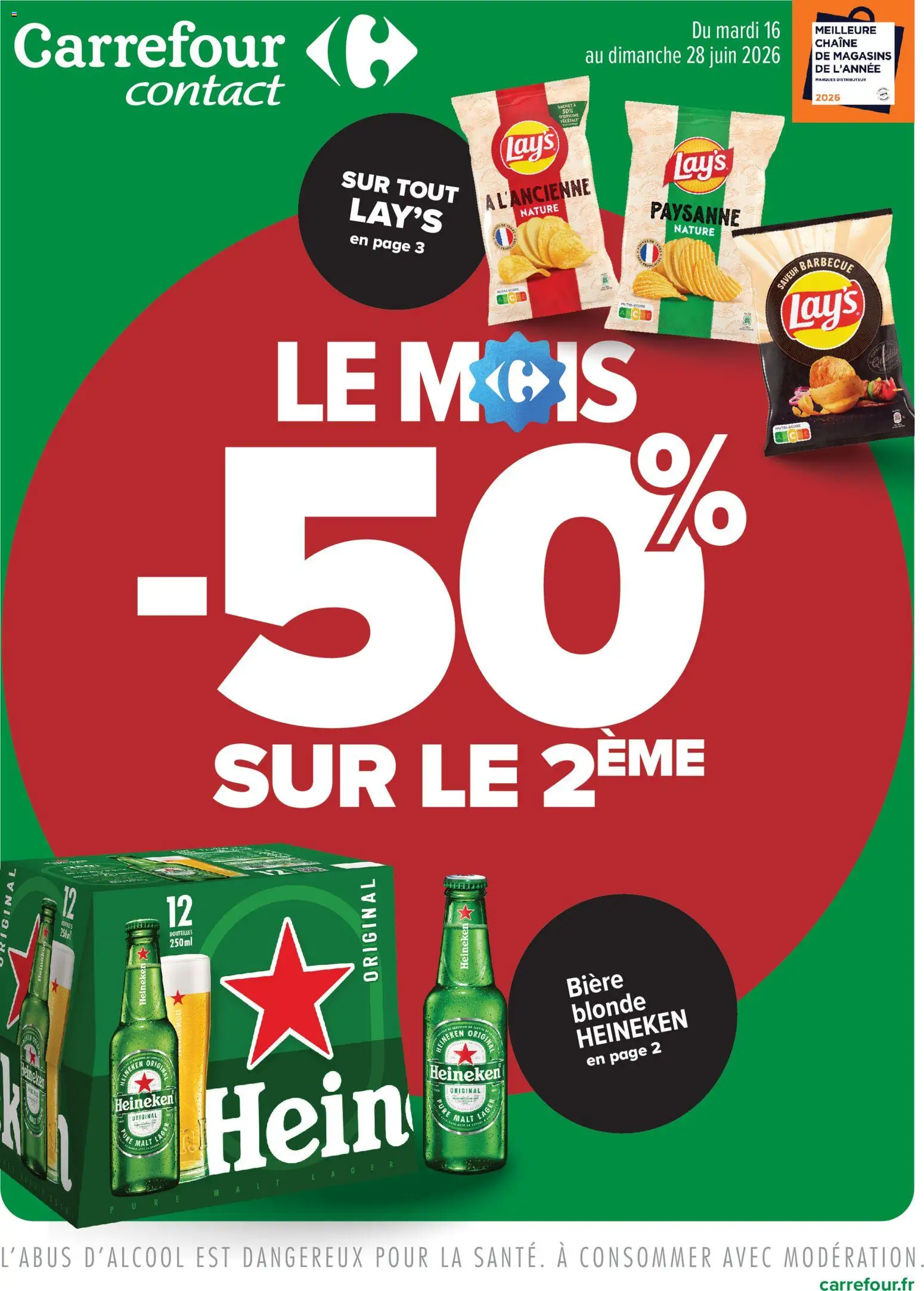 Prévisualisation de Carrefour contact Le mois des supporters du magasin Carrefour contact formulaire valide 16/06/2026