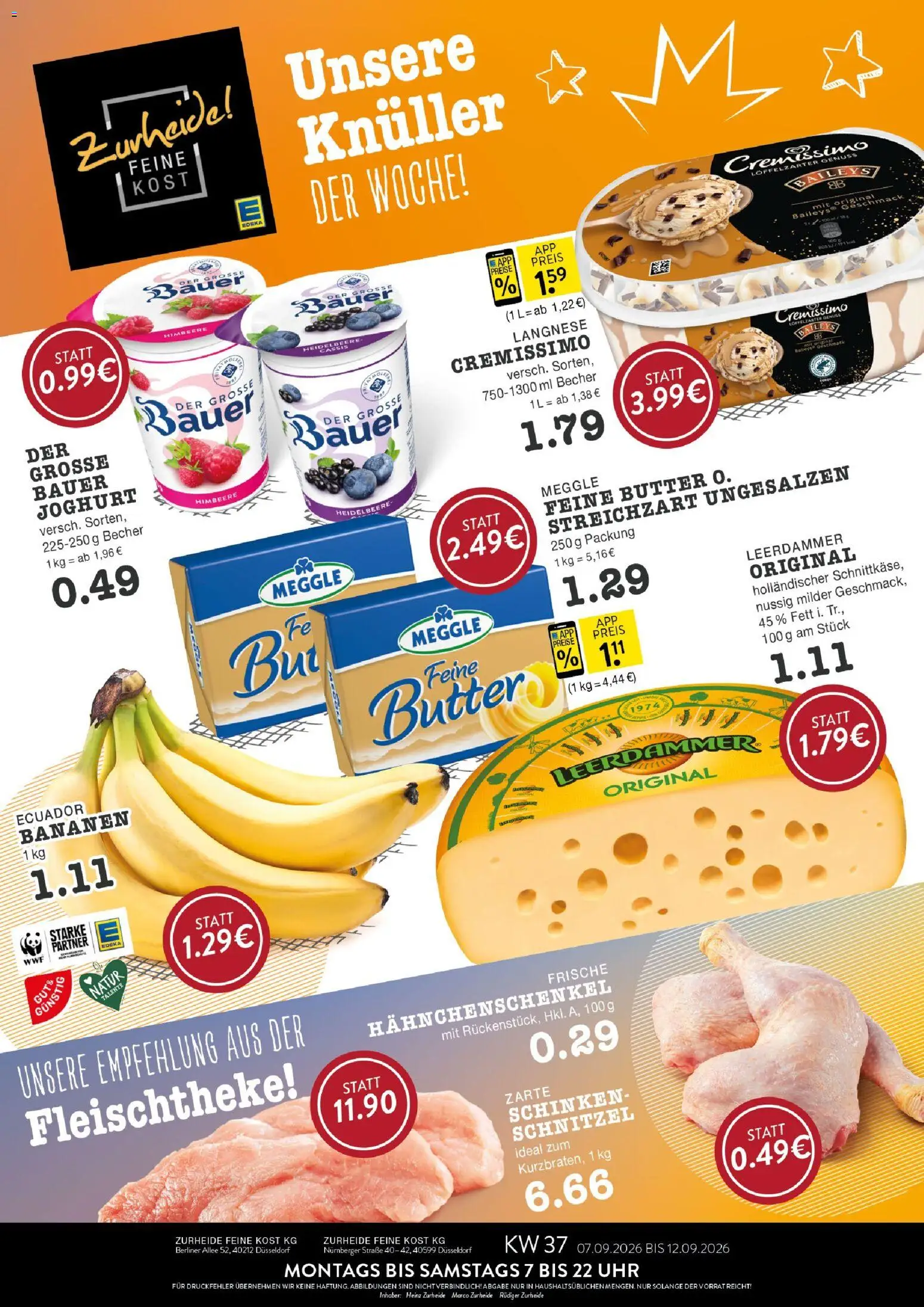 Vorschau von dem Prospekt des Geschäftes Edeka Zurheide, gültig ab dem 07.09.2026