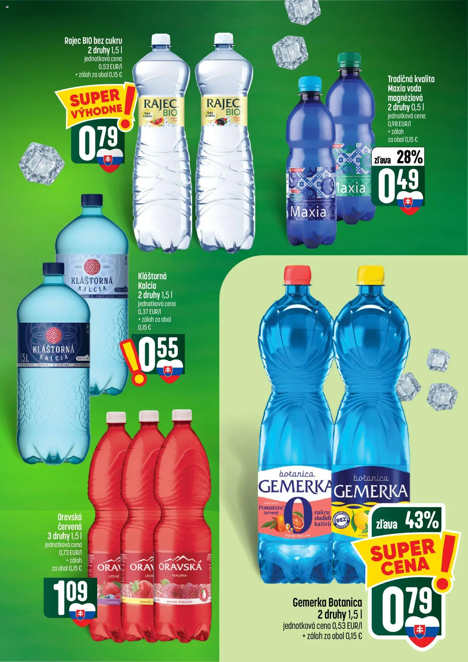 Náhľad COOP Jednota letáku platného od 08.10.2026 - Rajec, Voda, Gemerka