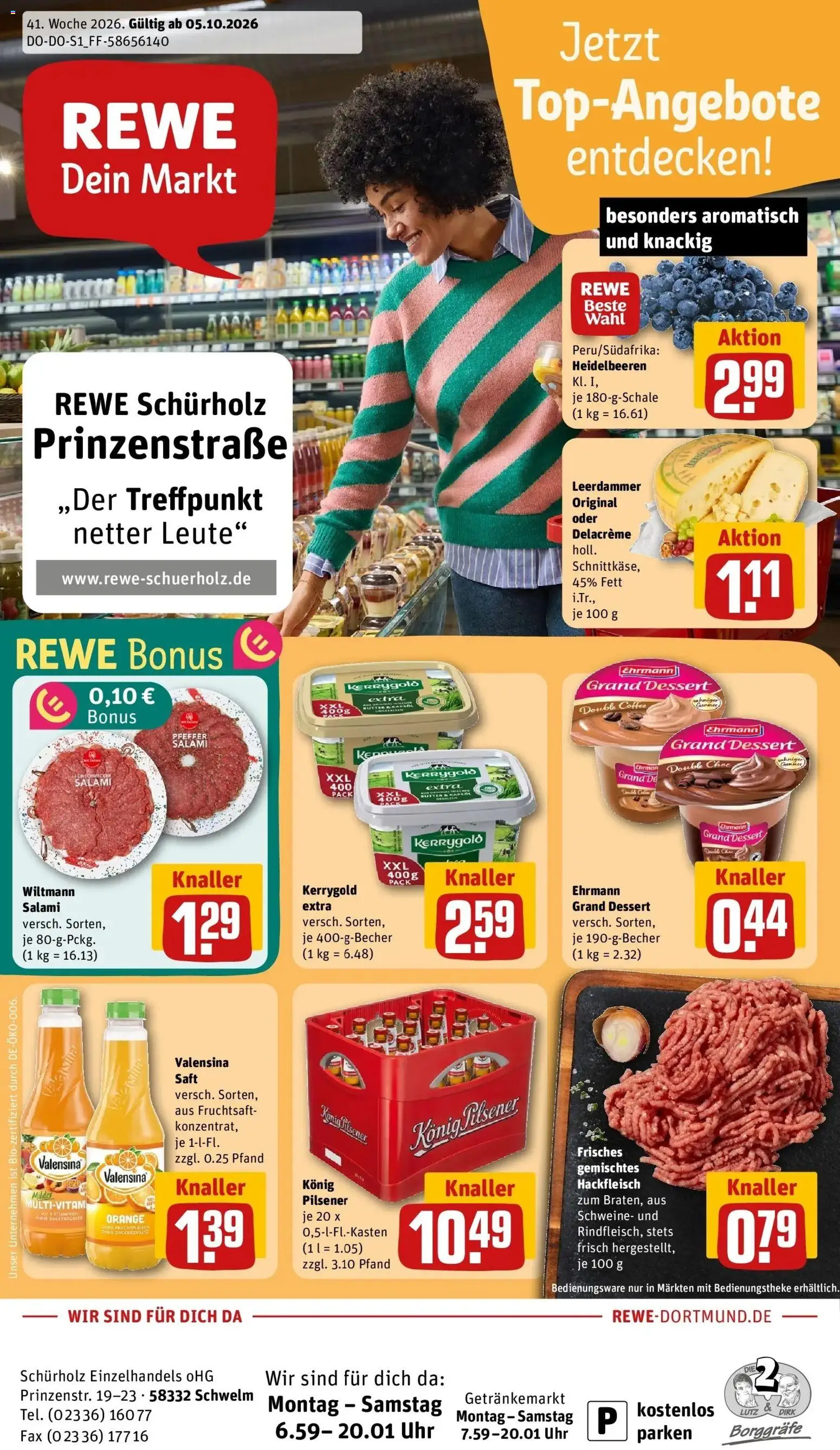 Vorschau von dem Prospekt des Geschäftes Rewe, gültig ab dem 05.10.2026