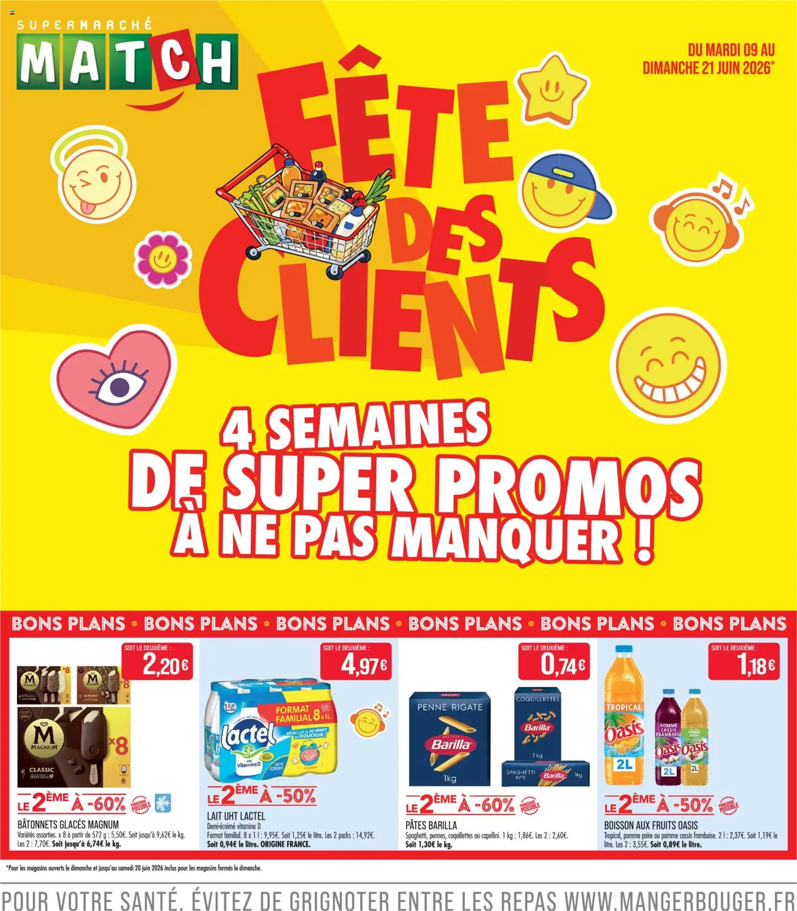 Prévisualisation de Match Supermarché - Fête des clients | Meaux du magasin Match Supermarché formulaire valide 09/06/2026