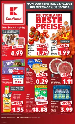 Vorschau von dem Prospekt des Geschäftes Kaufland, gültig ab dem 08.10.2026