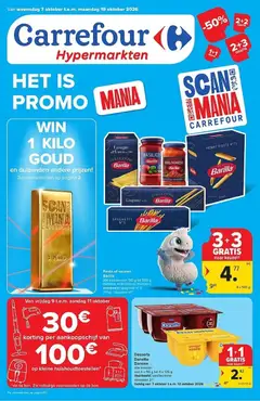 Voorbeeld van Carrefour Hypermarkt Promoties van de week van winkel Carrefour geldig vanaf 07/10/2026