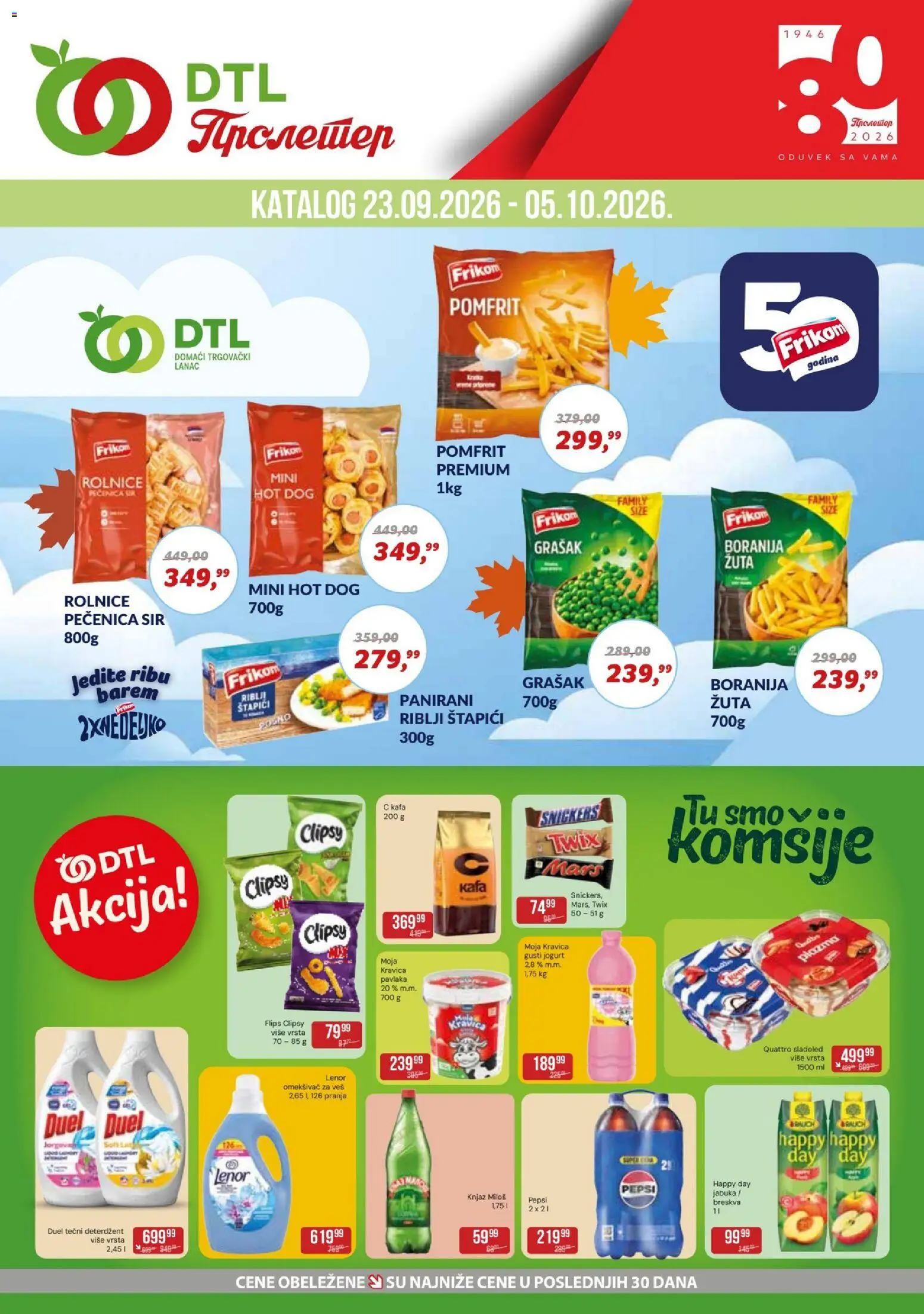 Pregled Metalac Proleter kataloga - važi od 23.09.2026