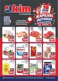 Kim Market Kim Market - Pazariçi Açılış 18.09.2026 - Broşürünün önizlemesi