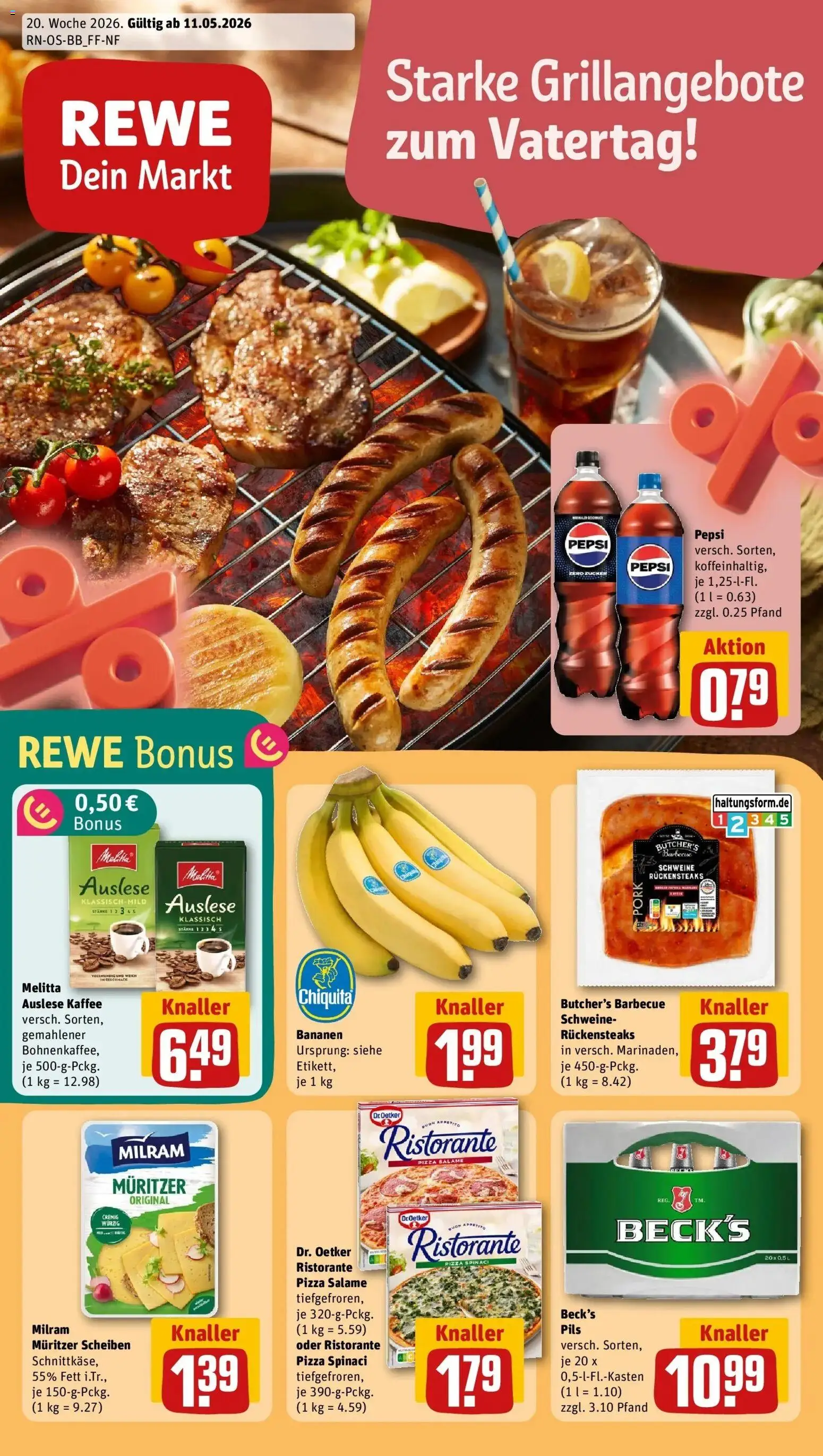 Vorschau von dem Prospekt des Geschäftes Rewe, gültig ab dem 10.05.2026