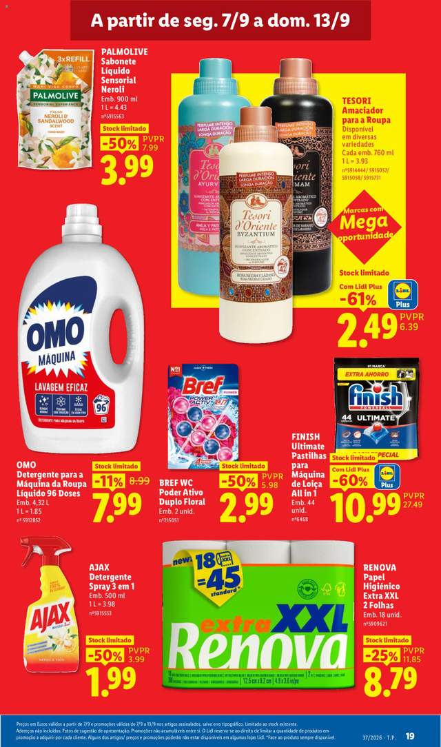Novo folheto Lidl a partir de 07/09