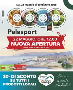 Anteprima dell'opuscolo COOP volantino Genova Palasport dal negozio COOP valido da 22/05/2026