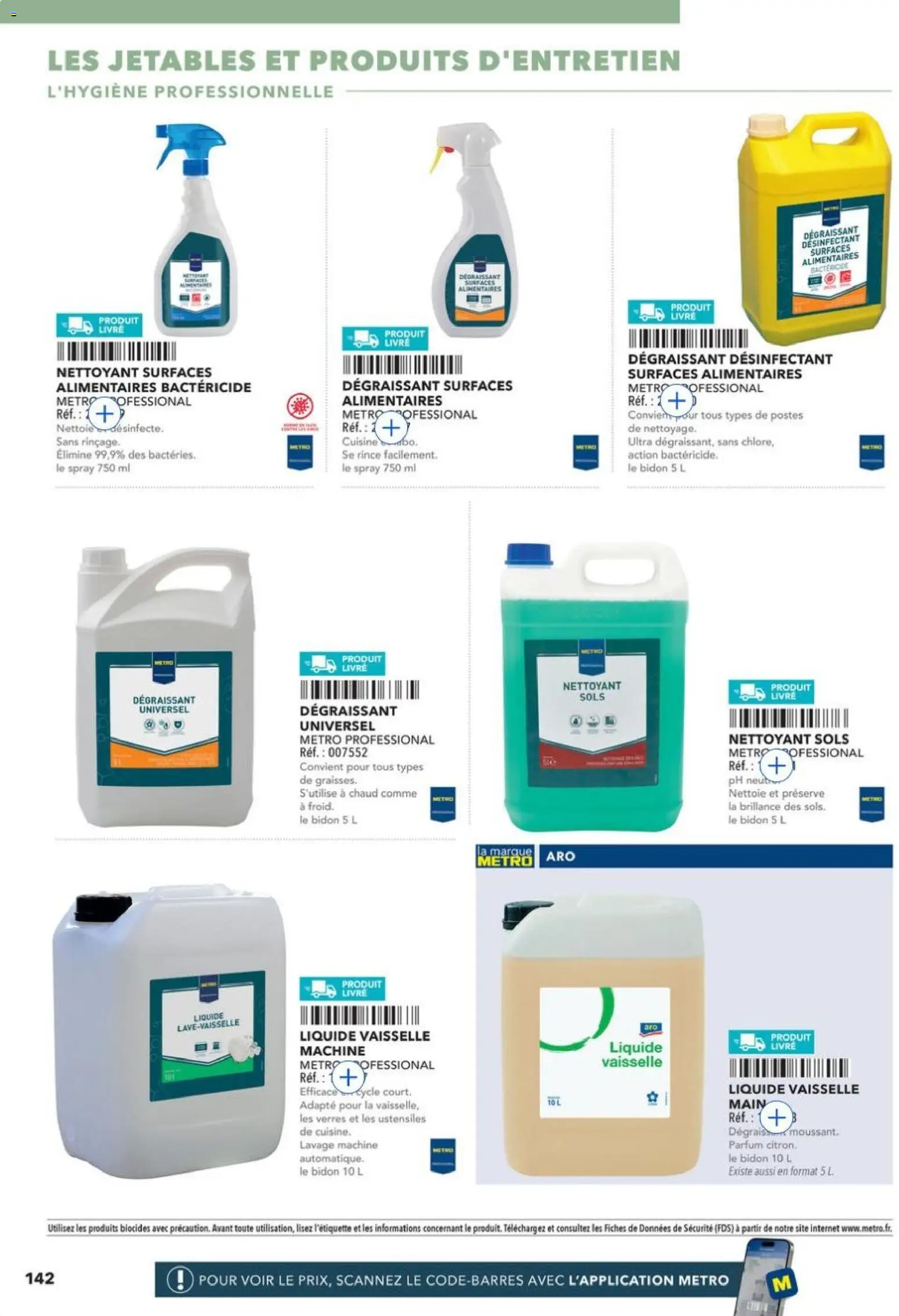 Prévisualisation de METRO - Guide Italie du magasin METRO formulaire valide 28/05/2026 - Parfum, Livre, Vaisselle, Verres, Liquide vaisselle, Dégraissant