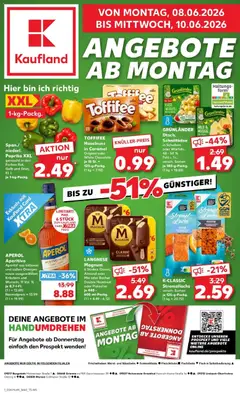 Vorschau von dem Prospekt des Geschäftes Kaufland, gültig ab dem 08.06.2026