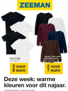 Voorbeeld van Zeeman folder van winkel Zeeman geldig vanaf 26-09-2026