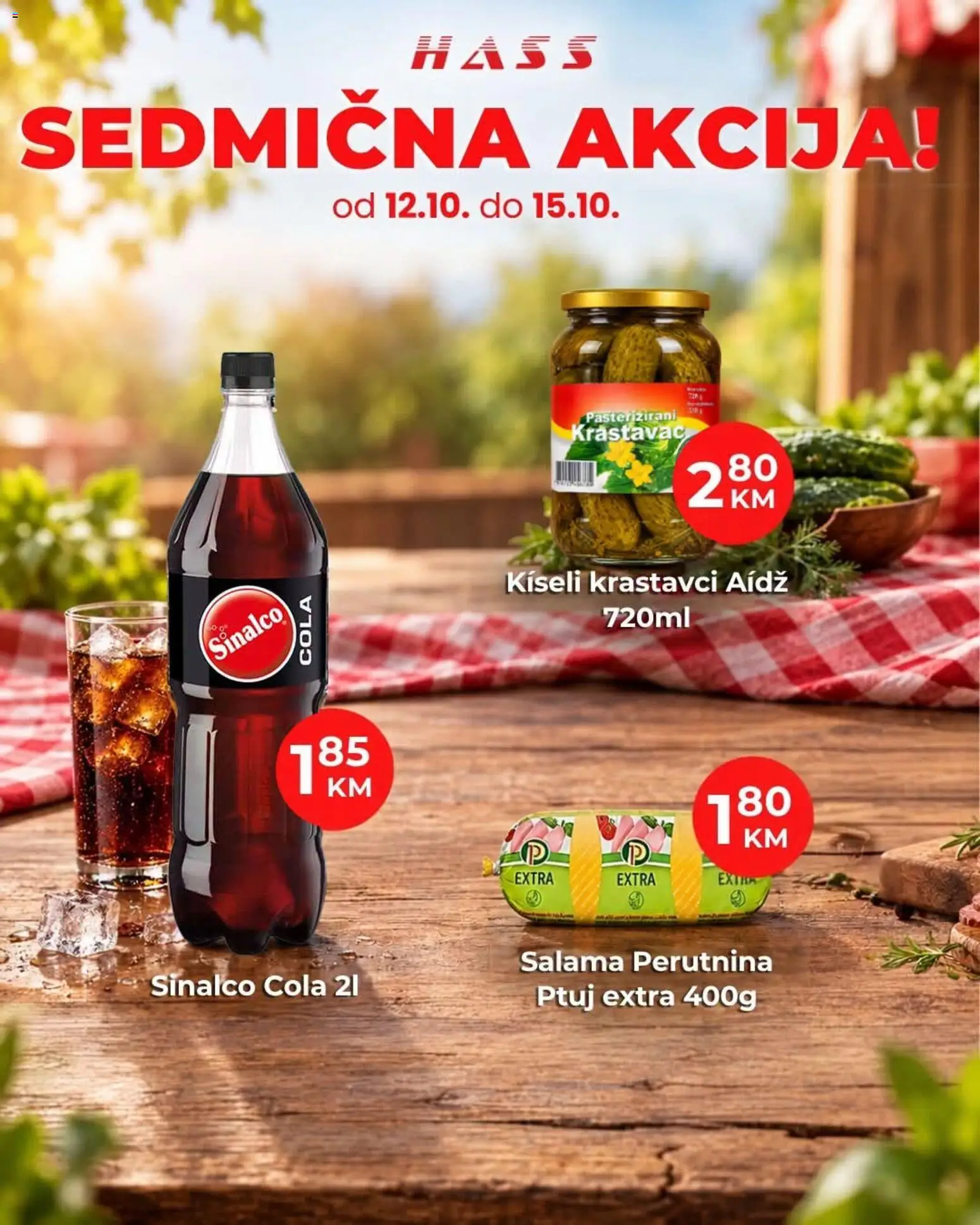 Pregled letka Hass sedmična akcija trgovine Hass vrijedi od 12.10.2026