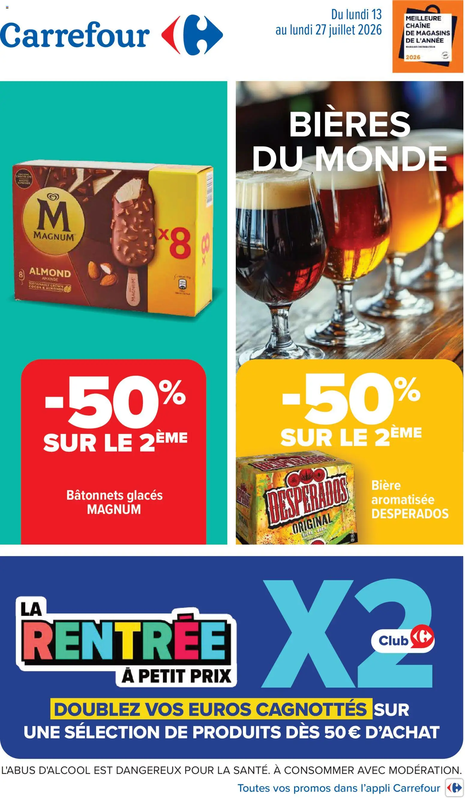 Prévisualisation de Carrefour Bières du monde du magasin Carrefour formulaire valide 13/07/2026
