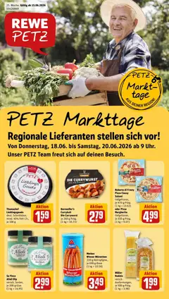 Vorschau von dem Prospekt des Geschäftes Rewe, gültig ab dem 14.06.2026