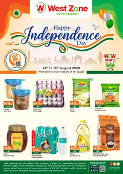 Preview of the catalogue Westzone Supermarket catalogue of store Westzone Supermarket valid from 14 Aug, 2026