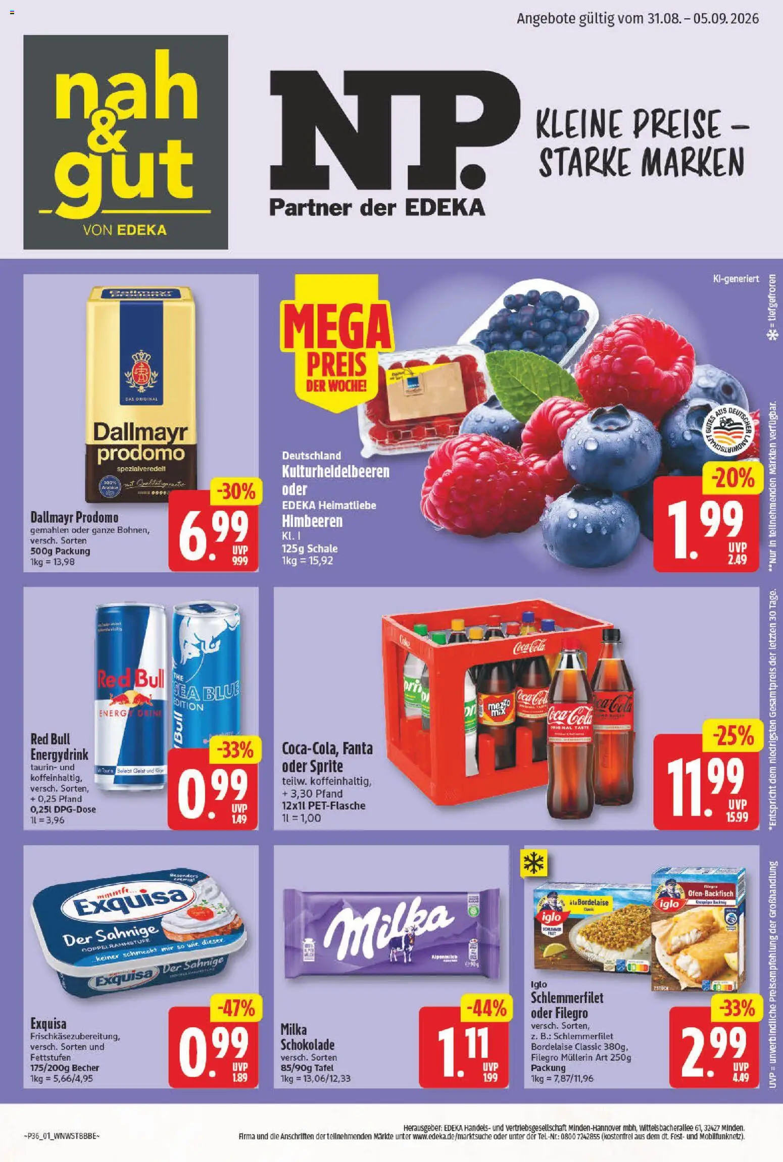 Vorschau von dem Prospekt des Geschäftes NP Discount, gültig ab dem 31.08.2026