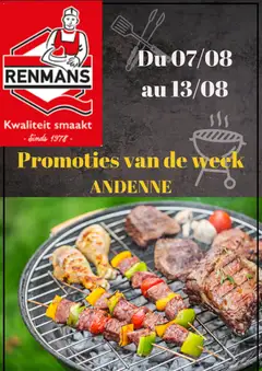 Voorbeeld van Renmans Folder / Publicité van winkel Renmans geldig vanaf 07/08/2026