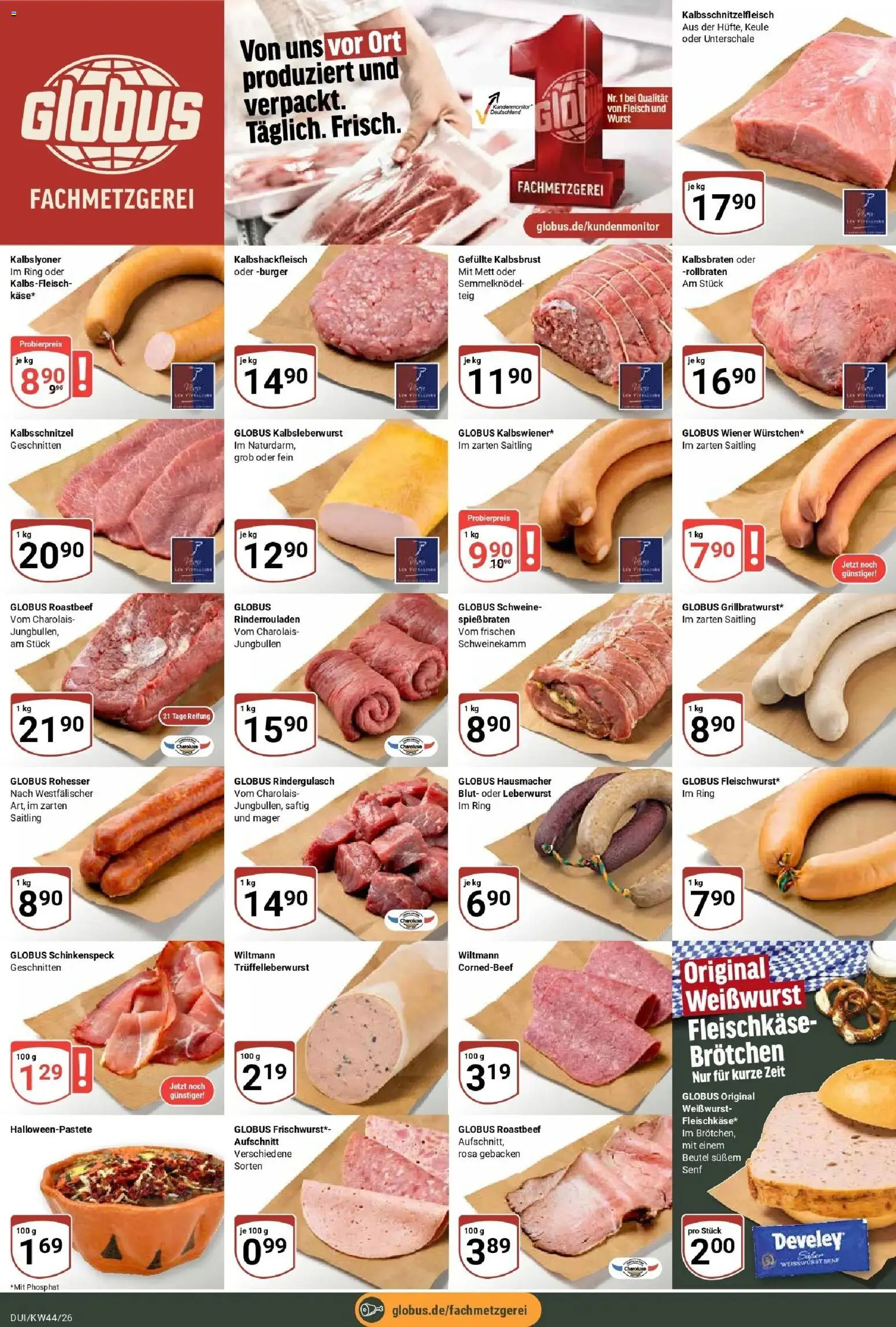 Vorschau von dem Prospekt des Geschäftes Globus, gültig ab dem 26.10.2026