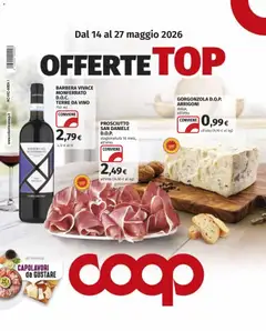 Anteprima dell'opuscolo COOP volantino Offerte Top Novara dal negozio COOP valido da 14/05/2026