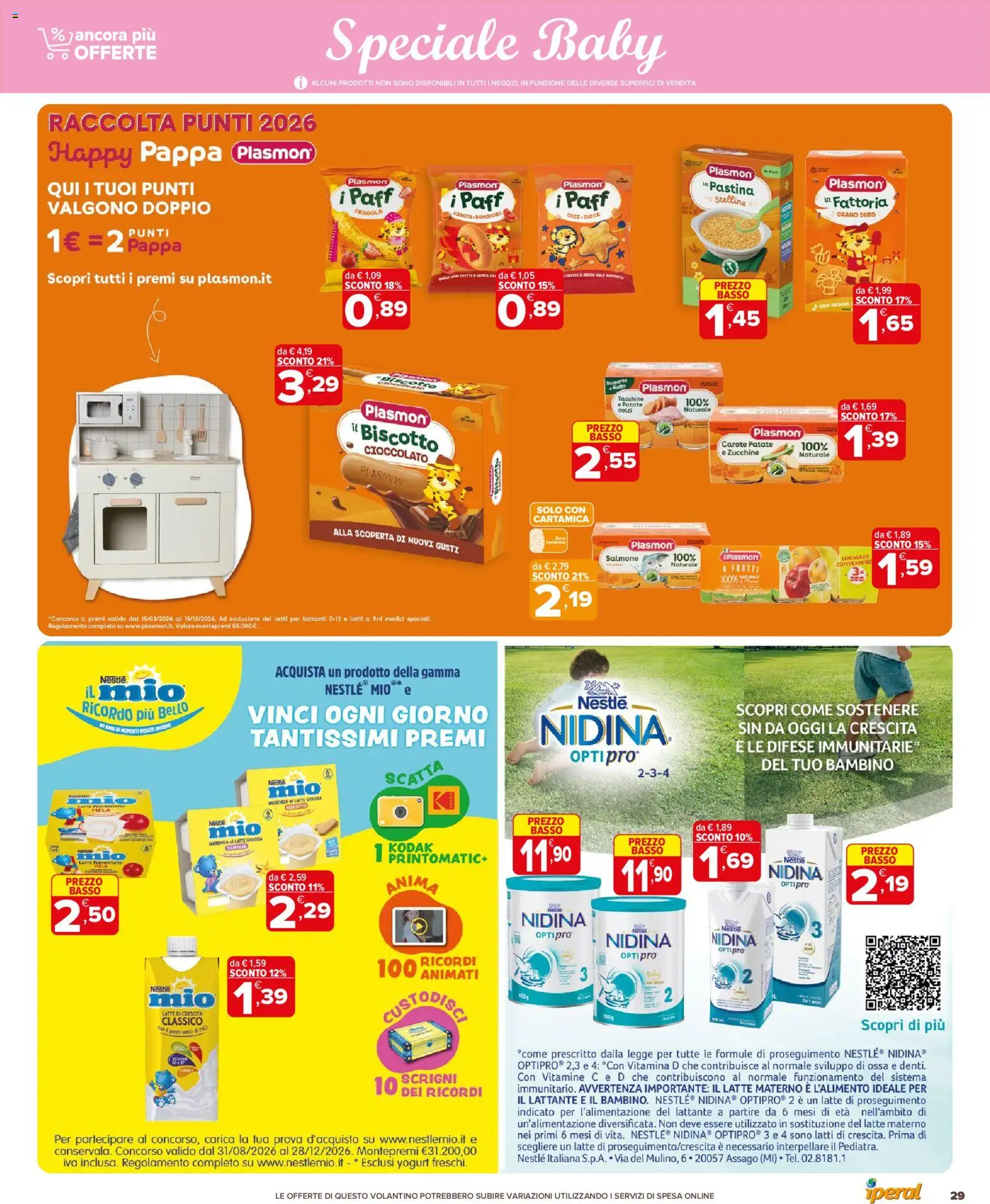 Anteprima dell'opuscolo Iperal volantino Ancora Più Offerte dal negozio Iperal valido da 28/10/2026 - Latte, Dolci, Cioccolato, Yogurt, Salmone, Patate, Carote, Basso