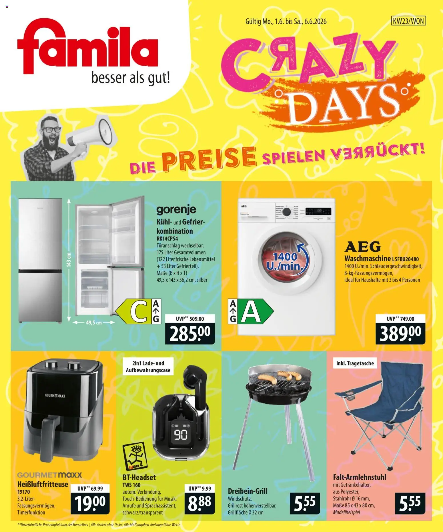 Vorschau von dem Prospekt des Geschäftes Famila, gültig ab dem 01.06.2026