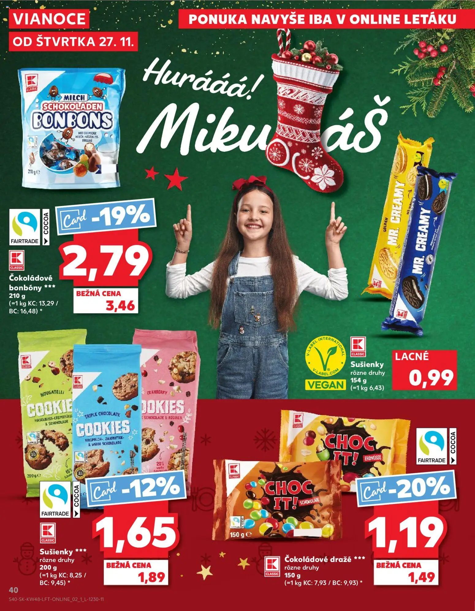 Náhľad Kaufland letáku platného od 27.11.2025 - Sušienky