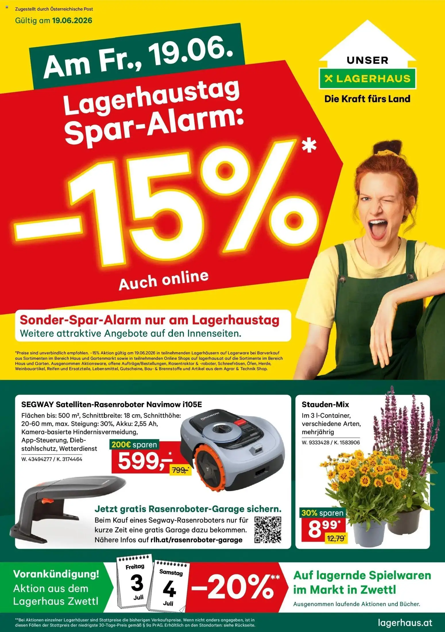 Vorschau der Angebote: Lagerhaus Wochen Angebote gültig ab 18.06.2026