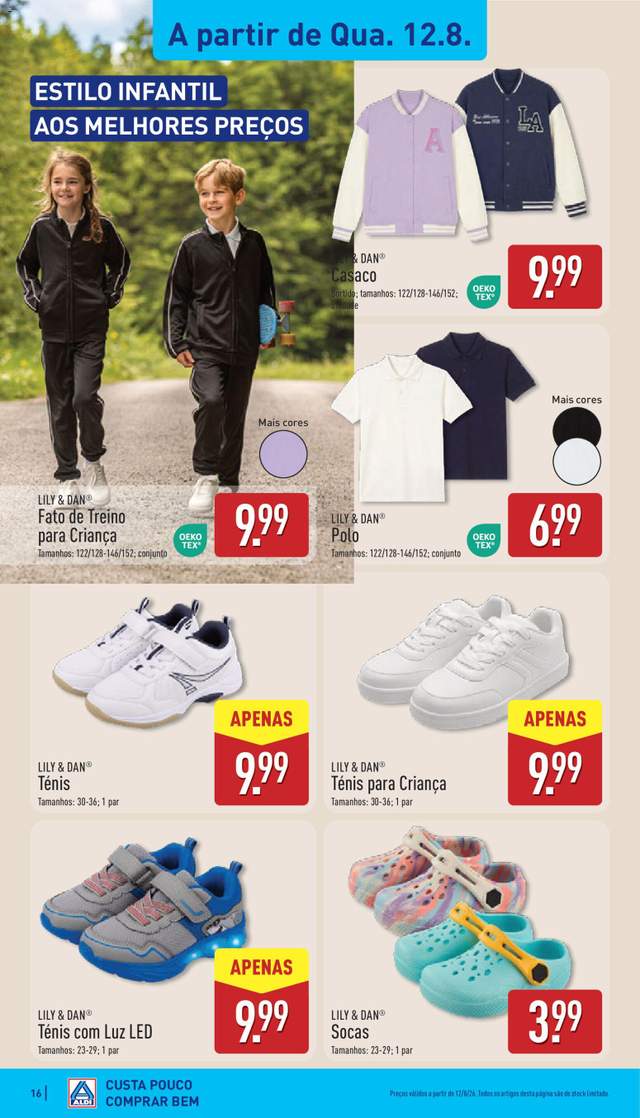 Novo folheto Aldi a partir de 10/08