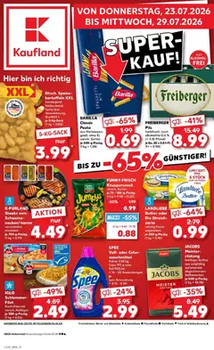 Vorschau von dem Prospekt des Geschäftes Kaufland, gültig ab dem 23.07.2026