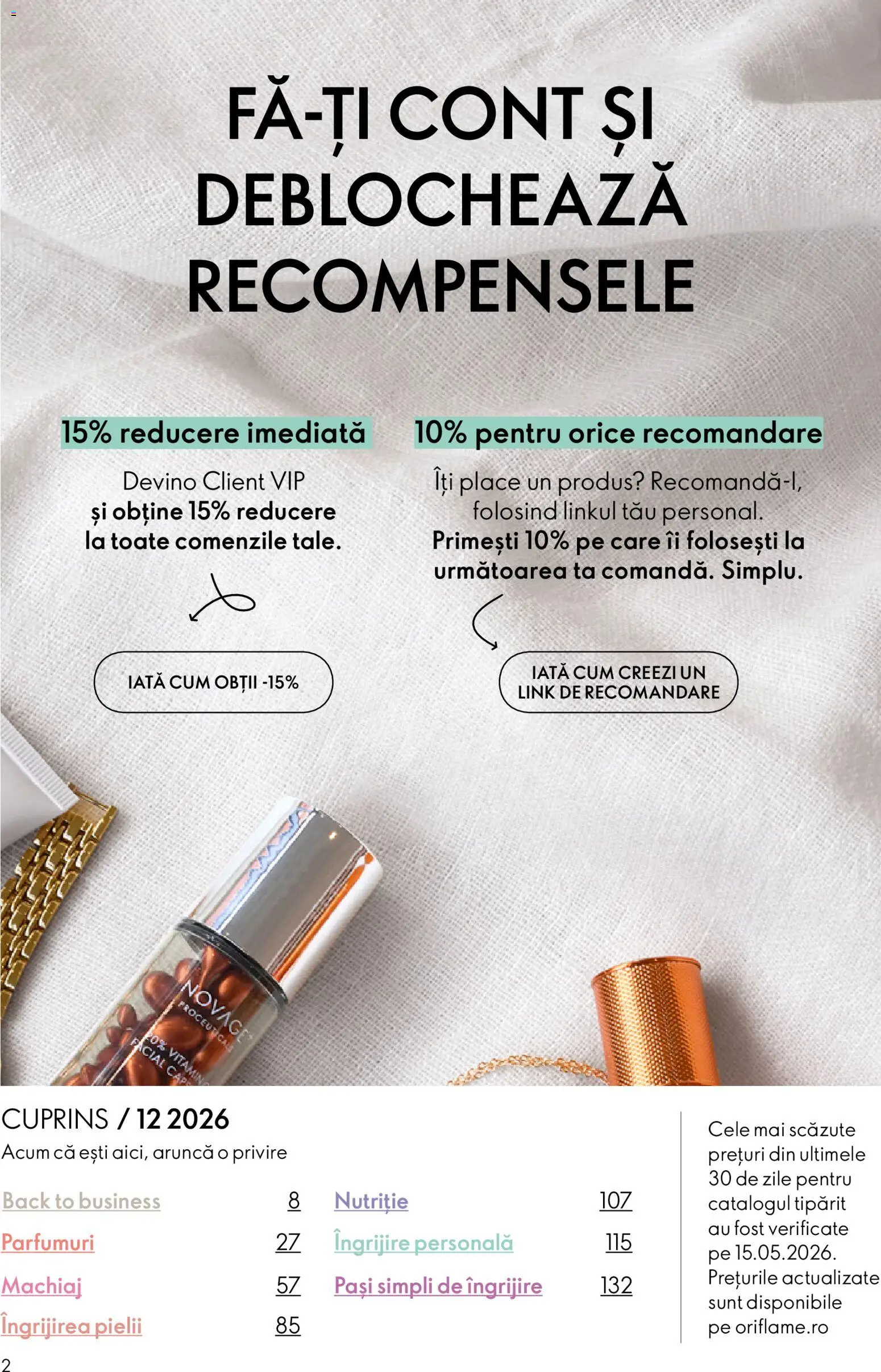 Previzualizarea de cataloage: Oriflame Oriflame Catalog 12 2026 valabil de la 19.08.2026